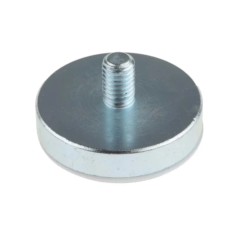 Eclipse Neodymium Magnet 410 N Pull Force, Length 20 mm, Width 40 mm, Thickness 8 mm, Male Thread E1056/NEO