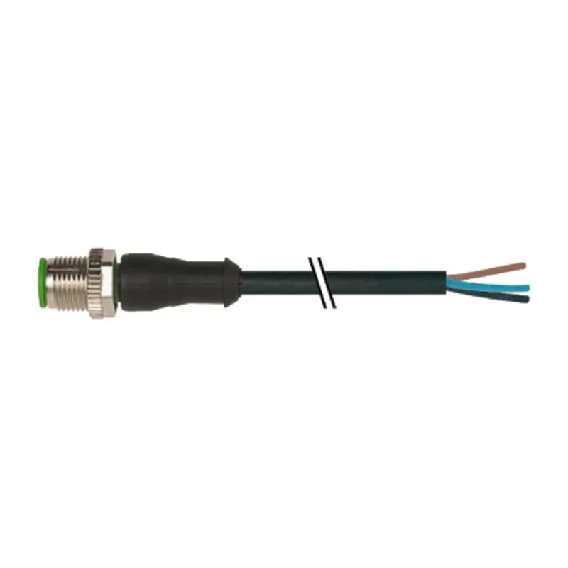 Murrelektronik Limited Male 4 way M12 Straight to Unterminated Power Cable 10 m 7000-P7201-P071000