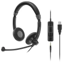 EPOS On Ear Headset SC 75 USB MS Black Noise Cancelling Microphone Over The Head 150 to 6800 Hz 507086