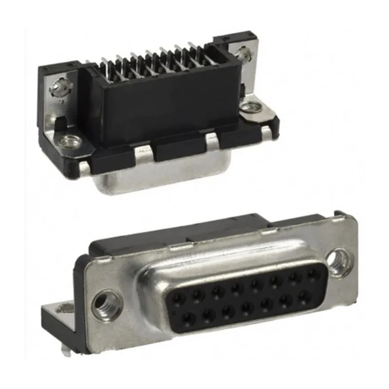 Amphenol Communications Solutions Delta D 15 Way Right Angle 2.74 mm Pitch Plug-in D-Sub Connector with Screw D15S33E4GX00LF