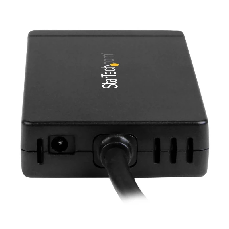 StarTech.com 3 Port USB 3.1 USB Hub with AC Adapter, Ethernet RJ45 Network Connector, 87mm x 45mm x 14mm HB30C3A1GE