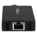 StarTech.com 3 Port USB 3.1 USB Hub with AC Adapter, Ethernet RJ45 Network Connector, 87mm x 45mm x 14mm HB30C3A1GE