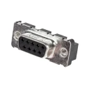 Amphenol Communications Solutions 9 Way Straight 2.74 mm Pitch Plug-in D-Sub Connector with Screw Female D09S34A4GX00LF