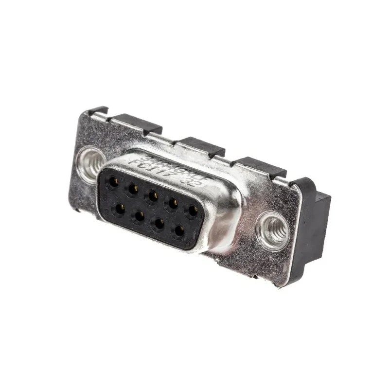 Amphenol Communications Solutions 9 Way Straight 2.74 mm Pitch Plug-in D-Sub Connector with Screw Female D09S34A4GX00LF