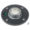 INA High-Performance Flange Bearing Unit Cast Iron 4 Hole Mount 50mm Inside Diameter PME50-XL-N