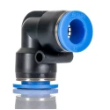 RS PRO Plastic Pneumatic Union Elbow Fitting Push In 12 mm 0°C to 60°C 9.9 kgf/cm² 144-2625