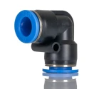 RS PRO Plastic Pneumatic Union Elbow Fitting Push In 12 mm 0°C to 60°C 9.9 kgf/cm² 144-2625
