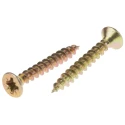 RS PRO Pozidriv Countersunk Steel Wood Screw, Passivated Zinc Plated, 4 mm Thread 30 mm Length 144-3476