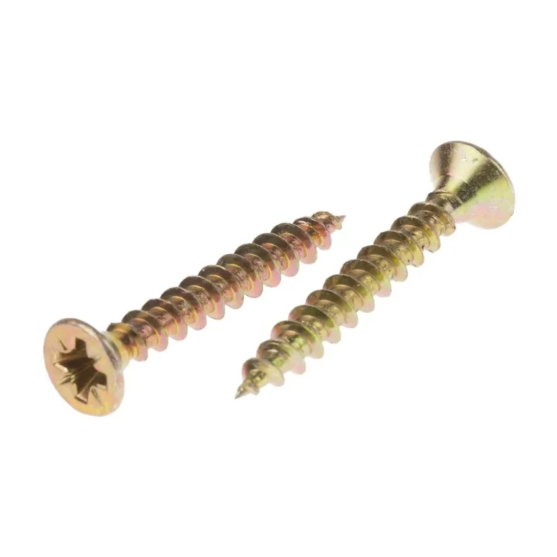 RS PRO Pozidriv Countersunk Steel Wood Screw, Passivated Zinc Plated, 4 mm Thread 30 mm Length 144-3476