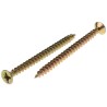 RS PRO Pozidriv Countersunk Steel Wood Screw, Passivated Zinc Plated, 4.5 mm Thread 60 mm Length 144-3483