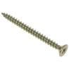 RS PRO Pozidriv Countersunk Steel Wood Screw, Passivated Zinc Plated, 5 mm Thread 90 mm Length 144-3488