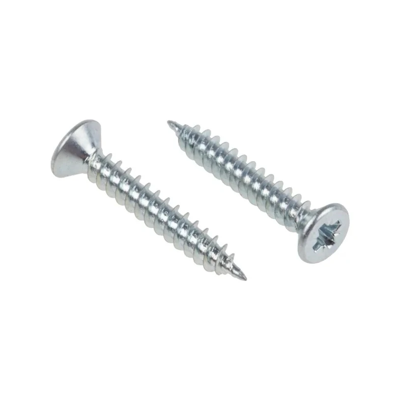 RS PRO Pozidriv Countersunk Steel Wood Screw Bright Zinc 4 Thread 0.75in Length 144-3497
