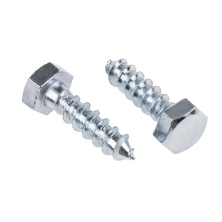 RS PRO Coach Screw Steel Bright Zinc Hex Head M8 x 30 mm 144-3537