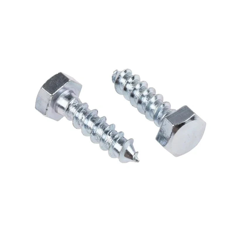 RS PRO Coach Screw Steel Bright Zinc Hex Head M8 x 30 mm 144-3537