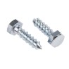 RS PRO Coach Screw Steel Bright Zinc Hex Head M8 x 30 mm 144-3537