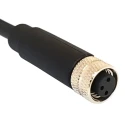 Bulgin Female 5 Way Straight to Unterminated Free End Sensor Actuator Cable 1 m PXPPVC08FBF05BCL010PVC