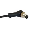 Bulgin Sensor Actuator Cable M12 Series Polyurethane Jacket Black 1 m 30V PXPTPU12RAF12ACL010PUR