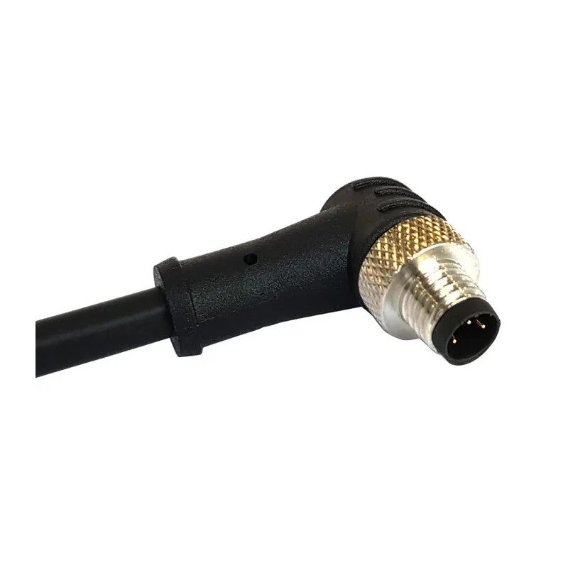 Bulgin Sensor Actuator Cable Male 5 Way Right Angle to Unterminated 5 Way Free End 1 m PXPTPU08RAM05BCL010PUR