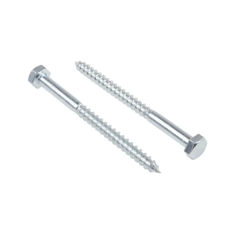 RS PRO Hex Coach Screw Steel Bright Zinc M10 x 130 mm 144-3540
