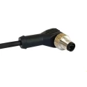 Bulgin Sensor Actuator Cable M12 Series Male Right Angle to 4 Way Unterminated 1 m 250V PXPPVC12RAM04ACL010PVC