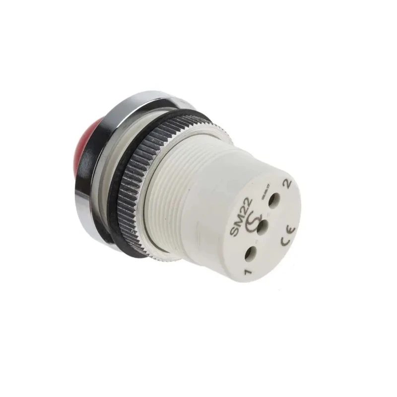 Signal Construct Red LED Panel Mount Indicator 22 mm IP67 Screw Termination SMQD22034