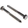 RS PRO Hex Coach Screw Stainless Steel M10 x 100 mm 144-3561