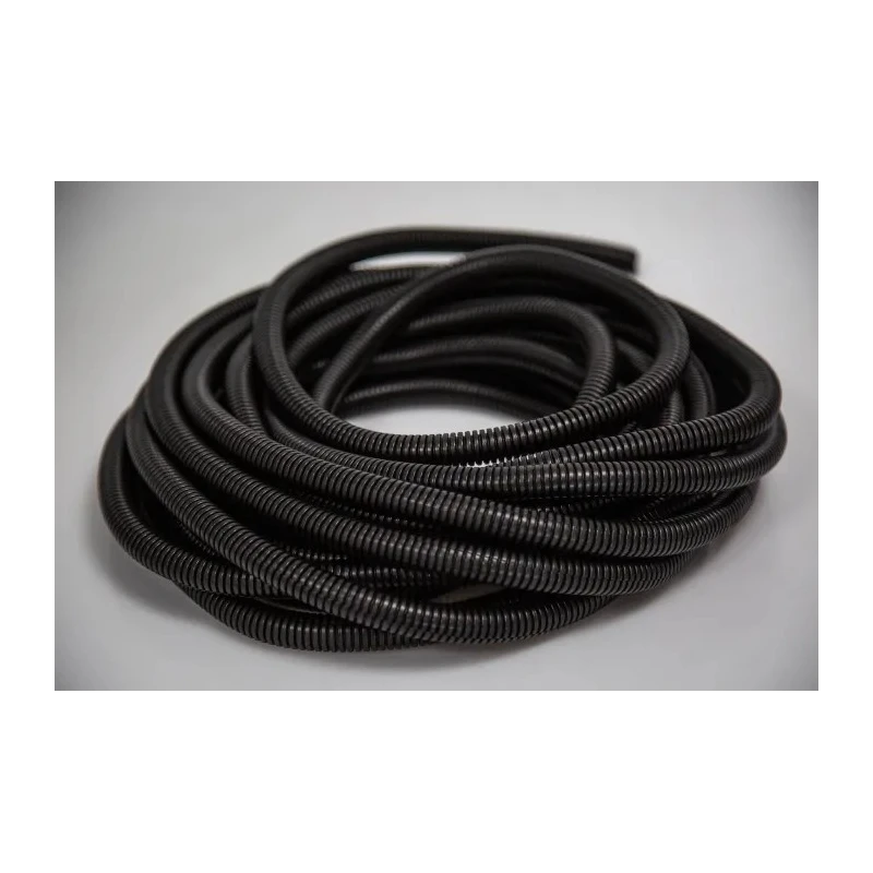 RS PRO Flexible Plastic Conduit, 10.7 mm Nominal Diameter, Black, 10 m Length, Thread Size 3.3 mm 144-3712