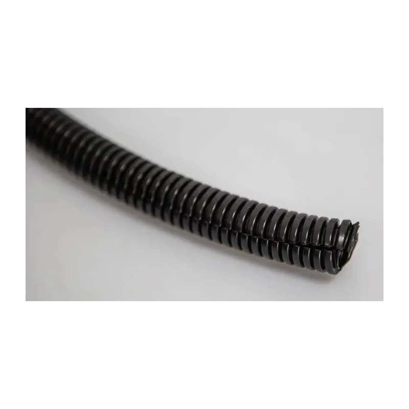 RS PRO Flexible Plastic Conduit, 10.7 mm Nominal Diameter, Black, 10 m Length, Thread Size 3.3 mm 144-3712