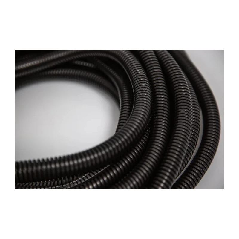 RS PRO Flexible Plastic Conduit, 10.7 mm Nominal Diameter, Black, 10 m Length, Thread Size 3.3 mm 144-3712