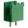 RS PRO Pluggable Terminal Block 3-Contact 5 mm Pitch 1 Row Screw Connection Green Polyamide 66 Housing 300V 15A 144-4080