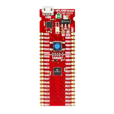 Microchip MPLAB Xpress PIC16F15376 MCU Evaluation Board DM164143 with 8 Bit MCU PIC Processor USB Interface