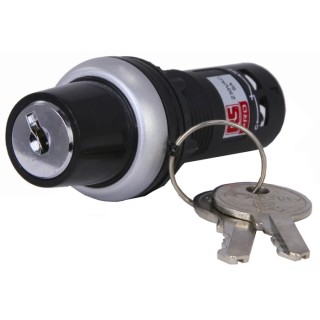 RS PRO IP65 Key Switch, 1 CO Contact, 6A Current, 3-Way Configuration IP65 IP65
