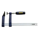 Irwin 600 mm x 120 mm F Clamp with 450kg Clamping Force, Silver and Black Finish 10503571