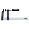 Irwin 600 mm x 120 mm F Clamp with 450kg Clamping Force, Silver and Black Finish 10503571