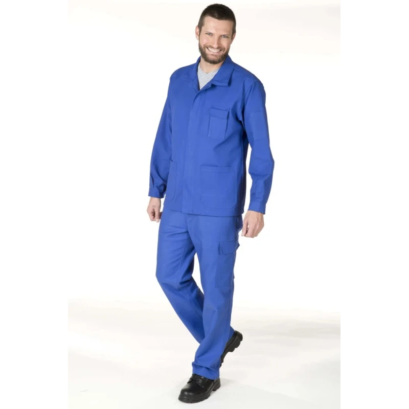 MOLINEL Men's Work Trouser Blue Cotton Waist 44 to 46 in Leg Length 32in Series NEWPILOTE 0973 02 61 115 / T2