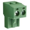 RS PRO Pluggable Terminal Block 3-Contact 5.08 mm Pitch 1 Row 450V Nylon Housing 15A 144-4325