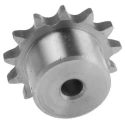 RS PRO 12 Tooth Pilot Sprocket 08 B-1 Steel Bore Diameter 10mm Pitch Diameter 49.07mm Width 28mm 146-5437