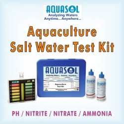 Aquasol Aquaculture Salt Water Test Kit pH / Ammonia / Nitrate / Nitrite AE108S