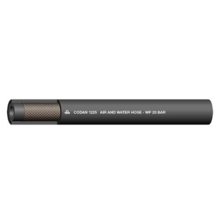 RS PRO Ethylene Propylene Diene Monomer Hose Pipe, 9.5 mm ID, 16.5 mm OD, Black, 25 m Length 146-7725