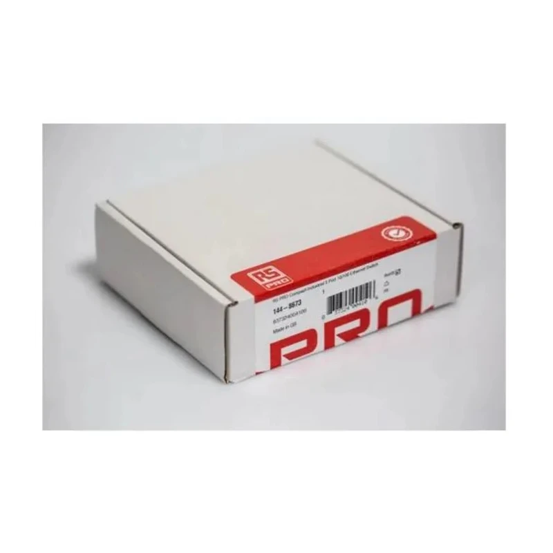 RS PRO Industrial Compact Unmanaged 5 Port 10/100 Mbps Ethernet Switch DIN Rail Mount United Kingdom 144-8673