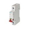 Siemens 1-Pole DIN Rail Isolator Switch 63A 400V AC Screw Terminal Handle Red 5TL1163-1