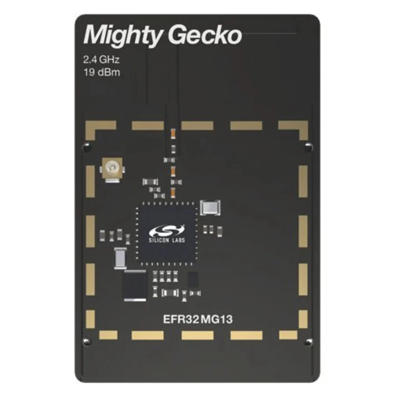 Silicon Labs Mighty Gecko EFR32MG13 Wireless Radio Board 2.4 GHz, 19 dBm Output Power SLWRB4168A