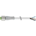 RS PRO Female 4 Way Straight to Unterminated Sensor Actuator Cable 5 m, Polyvinyl Chloride Jacket, 250V, IP65-IP68 154-7724