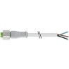 RS PRO Female 4 Way Straight to Unterminated Sensor Actuator Cable 5 m, Polyvinyl Chloride Jacket, 250V, IP65-IP68 154-7724
