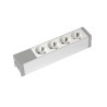 Legrand 16A 250V 4 Gang Trailing Socket Non-French Socket 0 734 01