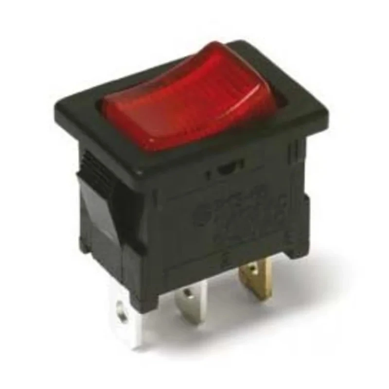 C & K SPST On-Off On-Off Rocker Switch Snap-in DA102J12S202DQF