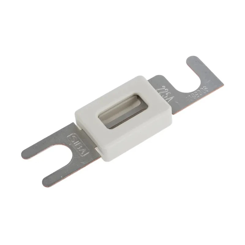 SIBA 225A White Car Fuse 80V DC Virtual Pre-Arcing Time SBS Series 22x31.8x10mm 9005805.225