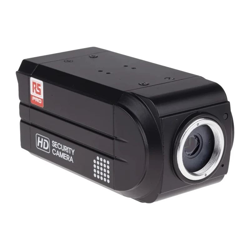 RS PRO Analogue Indoor CCTV Camera 1312 x 1069 Pixel CMOS Sensor 2.12MP 12V DC Power Supply 2.8-12mm Lens 146-4640