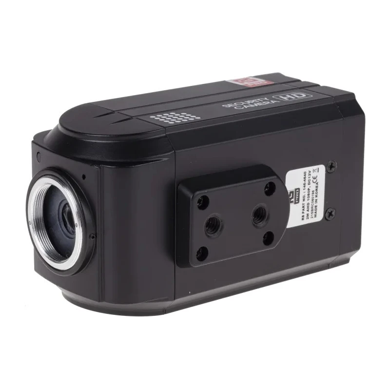 RS PRO Analogue Indoor CCTV Camera 1312 x 1069 Pixel CMOS Sensor 2.12MP 12V DC Power Supply 2.8-12mm Lens 146-4640