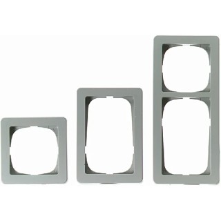 LK White 1 Gang Frame, Series 63, 63mm x 63mm x 8.5mm 500D6410